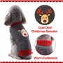 ABRRLO Pull-Over Chaud pour Chien et Chat Costume de Noël Costume de Halloween Veste de Tricot Chaud vêtements d’Hiver