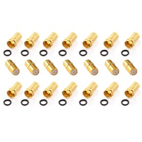 doesnotapply DKBT 21 Pcs Fiches F -Adaptateur Antenne Connecteur Coaxial Raccord Antenne TV Adaptateur D'antenne Coaxial Femelle doesnotapply DKBT 21 Pcs Fiches F -Adaptateur Antenne Connecteur Coaxial Raccord Antenne TV Adaptateur D'antenne Coaxial Femelle