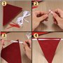 Bunting de Partie Drapeau pour Mariage Fête Anniversaire Jar