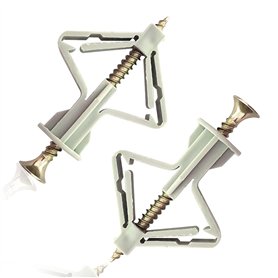 50 Pièces Chevilles pour Plaque de Plâtre