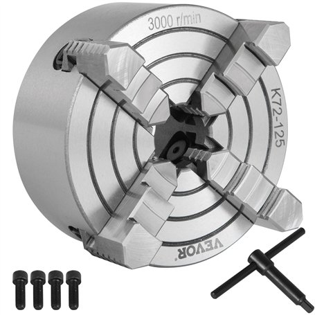 Mophorn Mandrin de Tour à Mâchoire K72-125