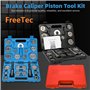 FreeTec Coffret Repousse piston d'étriers de freins pour remplacement de disque Outil et adaptateurs, de mâchoire ou de plaquett