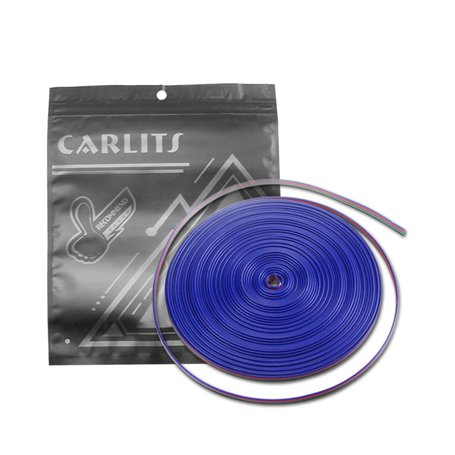 CARLITS 10M 22AWG 4 Broches Câble D'extension RGB Fil Electrique 4x0.32mm² 22 Jauge 33ft Cordon Ligne 4 Conducteurs pour Bande d