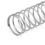 sourcing map Ressort de Compression 1mmx16mmx305mm 304 Acier Inoxydable Argenté 2pcs