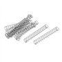sourcing map Ressort de Compression 0.4mmx4mmx30mm 304 Acier Inoxydable Argenté 10pcs