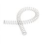 sourcing map Ressort de Compression 0.8mmx12mmx305mm 304 Acier Inoxydable Argenté 2pcs