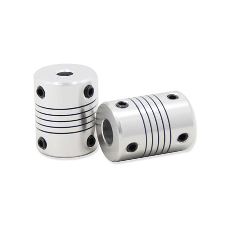 Redrex Accouplements Flexibles 5mm à 8mm en Aluminium NEMA 17 Coupleur d'arbre pour moteur pas à pas d'imprimante 3D RepRap ou M