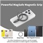 PETERONG Stylet Magnétique avec Anneau Support Téléphone Compatible avec MagSafe pour Tablette à Écran Tactile/Téléphones Portab