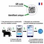 TECHNEE Médaillon identification radiofréquence anti-perte animal (Lot de 1)