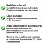 TECHNEE Médaillon identification radiofréquence anti-perte animal (Lot de 1)
