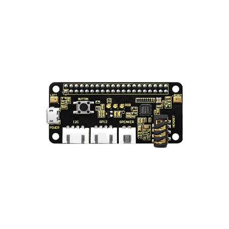 KEYESTUDIO ReSpeaker 2 Mic Pi Hat pour Raspberry Pi 4 V1.0 Carte d'extension pour Raspberry Pi 4 Module B | zéro | zéro W | 3B |