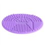 LEADSTAR 2 Pièces Tapis de Nettoyage de Brosse de Maquillage en Silicone avec Ventouse, Nettoyer les Pinceaux de Maquillage, Out