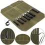 KAIYAYA Sac à Couteaux de Chef Portable Pochette Couteau avec 7 Ompartiments Sacoche à Couteaux pour Couteaux de Cuisine Sac à C