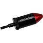 MAYMOC 16MM arbalète tir à l'arc flèche Outil de visée à alésage Rouge se visse sur des flèches avec 2 Jeux de Piles