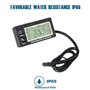 Runleader Compteur horaire auto-alimenté Tachymètre Voltmètre à batterie, rappel de maintenance, rappel du régime et de la tensi