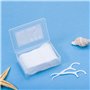 LAOYE Fils Dentaire 300 PCS Porte Fil Dentaire, Lot de 6 Dental Floss Cure Dent Fils Dentaires pour Nettoyage Dentaire Enfant Ad