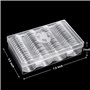 MUROAD Lot de 60 capsules de pièces de monnaie de 41 mm avec joint en mousse, boîte de rangement pour collection