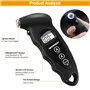 GODESON manometre pression pneu digital 150 PSI 10 Bar avec 4 réglages et jauge profondeur la bande roulement, Accessoire voitur