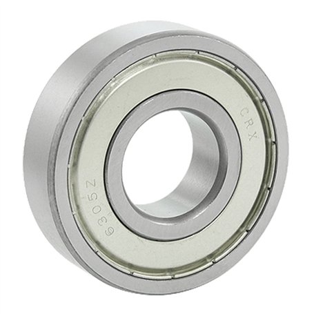 sourcing map Roulement 6305ZZ 25 x 62 x 17 mm à billes à gorge profonde à double blindage Moteur électrique