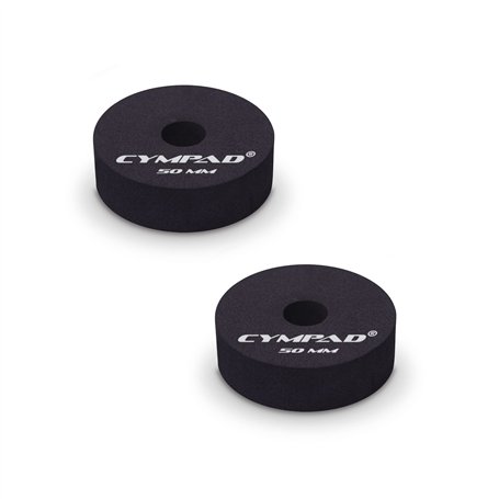 Cympad CYMP50 Pack de 2 Tampons pour Cymbale 50 mm Noir