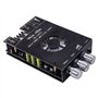 WANGCL 2 amplificateurs stéréo TDA7498E 160 W pour caisson de basses compatible Bluetooth 2.0 canaux Classe D