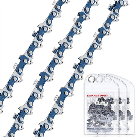 ROELLY Chaine de Tronconneuse 3 × 25 cm