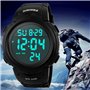 Montre de sport numérique Skmei - Pour homme - Étanche - Rétro-éclairage LED - Multifonctions