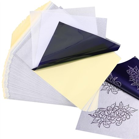 LEAZZLE 40 Feuilles de Papier Transfert pour Tatouage