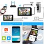 FTSTech Téléphone Vidéo de 7inch WiFi Tuya Système de Téléphone Portail Touch Panneau Tactile, IR Caméra d'Extérieur Télécommand