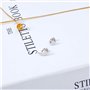 VIKI LYNN Boucles d’oreilles argent fin 925 de Point-Virgule boucles d’oreilles clous femme idée cadeau femme fille