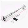 Dhuille Avertisseur pneumatique de 45 cm avec klaxon de 12 V 150 dB et compresseur - En zinc chromé - Pour tout véhicule 12 V, c