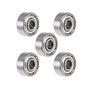 ARCELI 5Pcs 623ZZ roulements à billes à gorge profonde 10mm x 3mm x 4mm ton argent