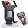 LINKMICRO LM013 Microscope portable pour enfants avec écran LCD de 7