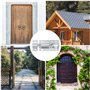 4 Pcs Verrou de Porte, Loquet Porte Coulissante, Serrure Porte Coulissante, Serrure de Porte, Boulons de Verrouillage de Porte,