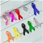 Lot de 100 broches en ruban de satin, épingles de sensibilisation au cancer du sein (10 couleurs)