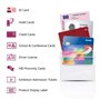 BELIOF 50 Sets de Clip à Badge et Porte-Badge Transparente Pour Suspendre Cartes d'Identité Outils pour Cartes Étudiants Infirmi