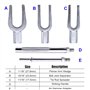 BOOMSTART Lot de 5 outils de démontage de joint à rotule pour voitures et camions légers