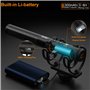 COMICA VM20 Caméra Shotgun Microphone, Vidéo Micro Super-Cardioïde avec écran OLED, Batterie au Lithium Rechargeable — 3.5mm Uni