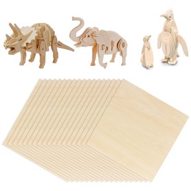 LOLYSIC Lot de 12 Contreplaqué 300x300x3mm feuilles de tilleul,Feuilles de bois minces,Feuilles de contreplaqué,Feuilles de bois LOLYSIC Lot de 12 Contreplaqué 300x300x3mm feuilles de tilleul