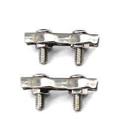 Lot de 2 serre-câbles M10 en acier inoxydable 304 Lot de 2 serre-câbles M10 en acier inoxydable 304