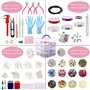 Umisu Kit de Fabrication de Bijoux 2020 Pièces Accessoires DIY Perles Charmes Breloques pour Fabrication de Collier Bracelet Bou