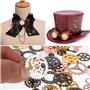 You&Lemon Lot de 100 g de roues dentées Steampunk vintage en métal pour bijoux et bricolage