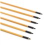 TY Archery Lot de 12 flèches en bois de 32 pouces avec plumes naturelles de 4 pouces pour tir à l'arc flèches en bois de chasse 