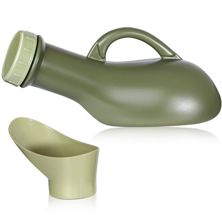 Urinoir unisexe pour incontinence - Bouteille d'urine portable - Grand récipient pour le camping