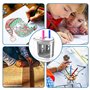 Sinzau Taille-crayon électrique universel | Double taille-crayon pour crayons de 6-8 mm et 9-12 mm | Avec pièces de rechange | B