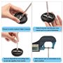 Beslands Jeu de Jauges Télescopiques Micrometre Interieur Jauge Interne- 6 pièces Jauge Télescopique de Diamètre Intérieur Régla