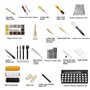 Cuir à coudre outils Kit de 151 pièces outils de travail du cuir - Outils et fournitures pour le travail du cuir - Tapis de déco