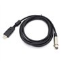 SiYear câble USB mâle vers XLR Femelle Convertisseur 3 broches Câble de studio Câble audio Connecteur Cordons Adaptateur pour in