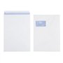 Lot de 50 enveloppes C4 A4 blanches avec fenêtre