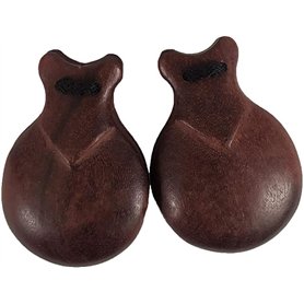 Castagnette en bois standard noyer nº4 junior Castagnette en bois standard noyer nº4 junior
